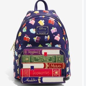 🌟Loungefly Disney Movies Books Mini Backpack🌟